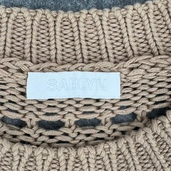 Sablyn Mariella Sweater Size Large Tan Sand - Picture 4 of 5
